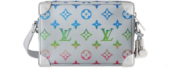 Louis Vuitton Mini Soft Trunk in Silver — view 3