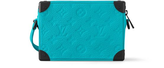 Louis Vuitton Mini Soft Trunk in Turquoise — view 2