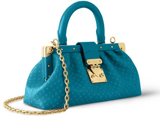 Louis Vuitton Monogram Clutch in Bleu — view 2