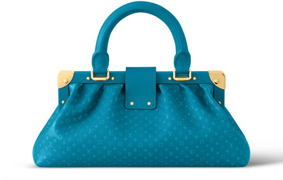 Louis Vuitton Monogram Clutch in Bleu — view 3