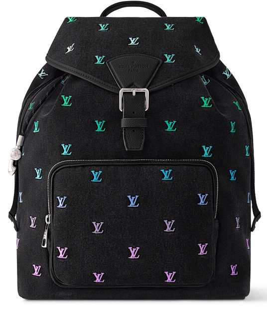 Louis Vuitton Montsouris Backpack in Black — view 1