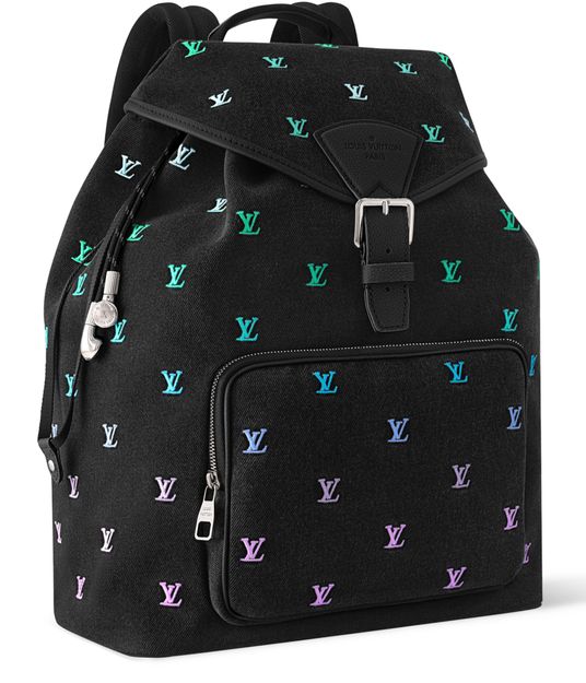 Louis Vuitton Montsouris Backpack in Black — view 2