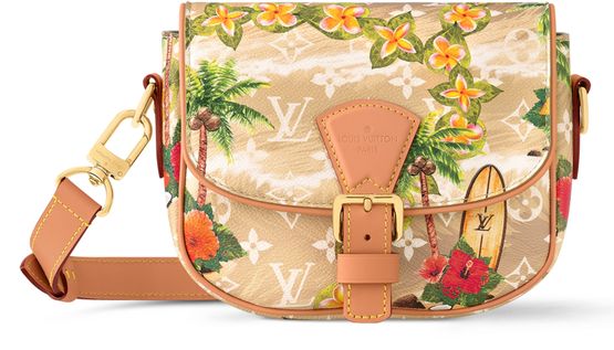 Louis Vuitton Montsouris Messenger PM in Beige — view 1