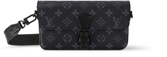 Louis Vuitton Montsouris Wearable Wallet in Black — view 1