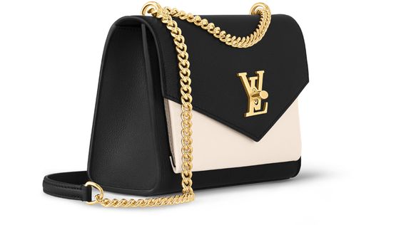 Louis Vuitton MyLockMe Chain Bag in Black — view 2
