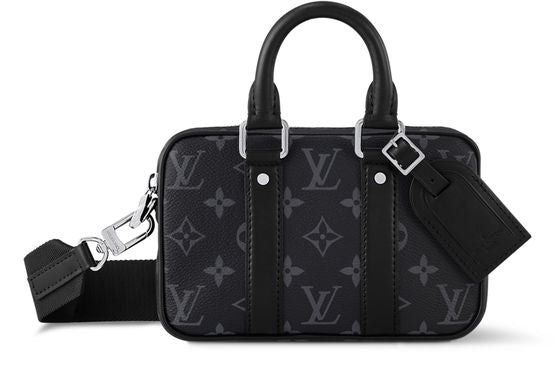 Louis Vuitton Nano Porte Documents Voyage in Black — view 1