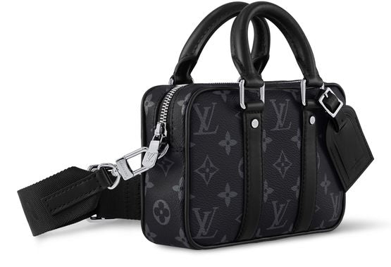 Louis Vuitton Nano Porte Documents Voyage in Black — view 2