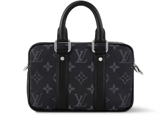 Louis Vuitton Nano Porte Documents Voyage in Black — view 3