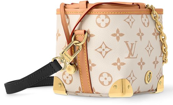 Louis Vuitton Noé Purse LV Charms in White — view 2