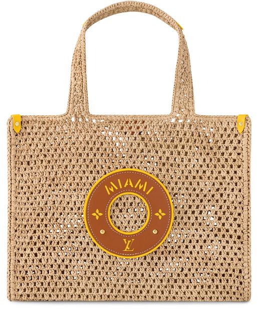 Louis Vuitton OnTheGo MM in Beige — view 1