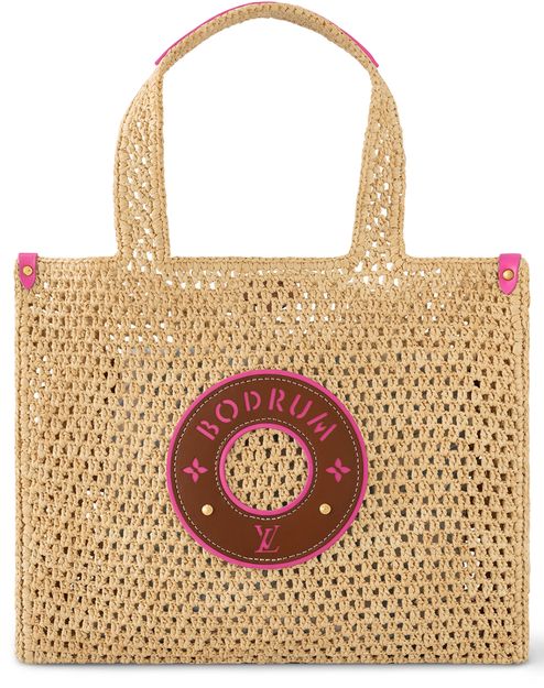 Louis Vuitton OnTheGo MM Bodrum in Beige — view 1