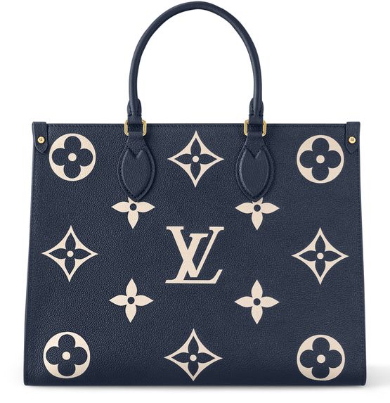 Louis Vuitton OnTheGo MM in Dark Blue — view 1