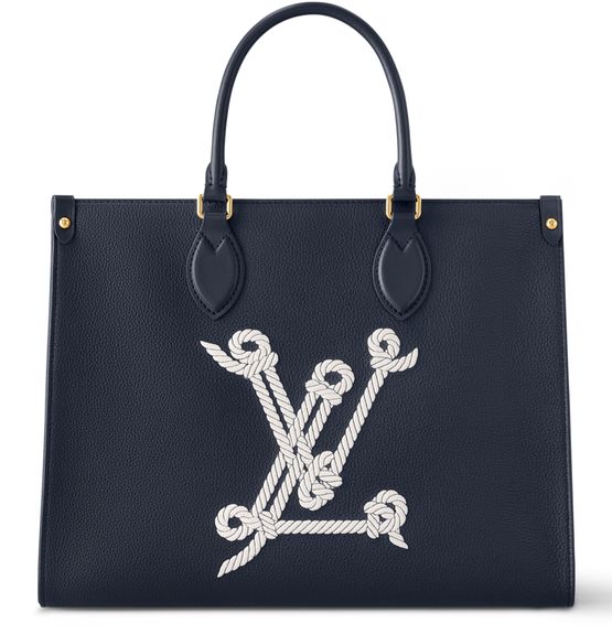 Louis Vuitton OnTheGo MM in Dark Blue — view 1