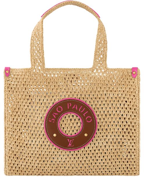 Louis Vuitton OnTheGo MM Sao Paulo in Beige — view 1
