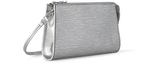 Louis Vuitton Pochette Accessoires in Silver — view 2