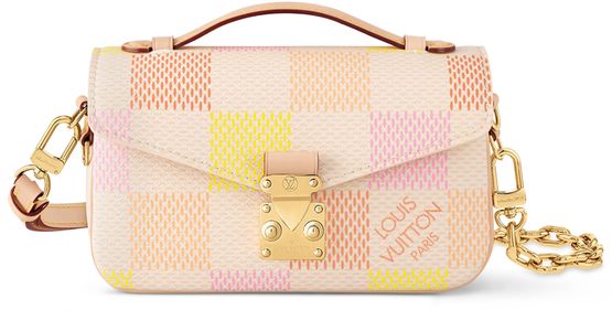 Louis Vuitton Pochette Métis East West in Beige — view 1