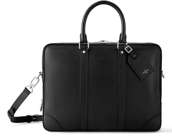 Louis Vuitton Porte Documents Voyage in Black — view 1