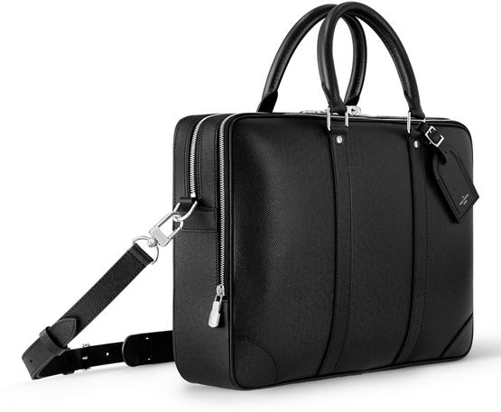 Louis Vuitton Porte Documents Voyage in Black — view 2