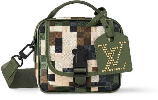 Louis Vuitton Quest Messenger in Khaki — view 1