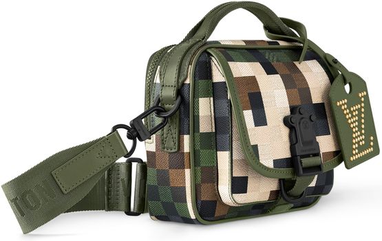 Louis Vuitton Quest Messenger in Khaki — view 2