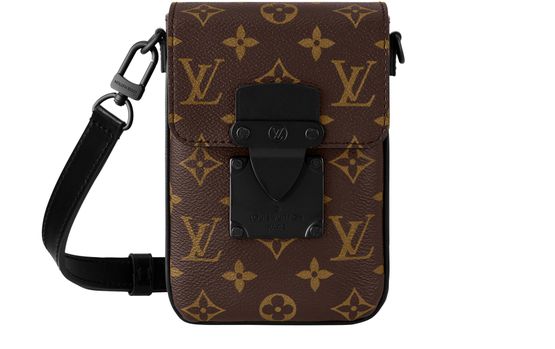 Louis Vuitton S-Lock Vertical wearable wallet in Brown — view 1