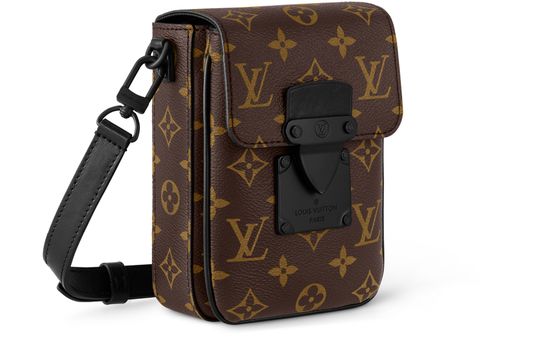 Louis Vuitton S-Lock Vertical wearable wallet in Brown — view 2