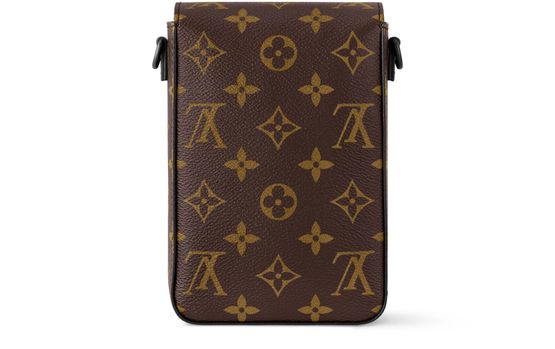 Louis Vuitton S-Lock Vertical wearable wallet in Brown — view 3