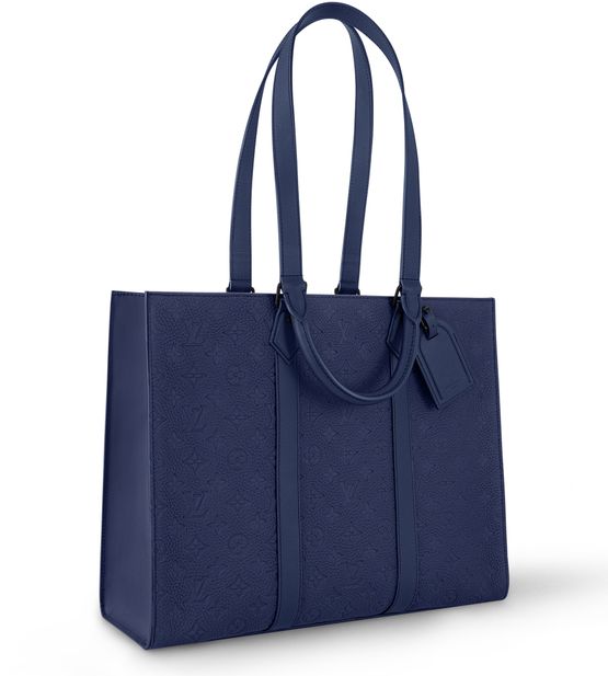 Louis Vuitton Sac Plat 24H in Dark Blue — view 2