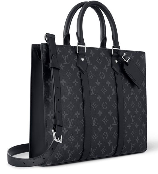 Louis Vuitton Sac Plat Horizontal Zippe in Black — view 2