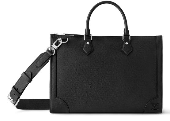 Louis Vuitton Slim Briefcase in Black — view 1