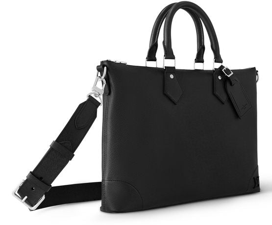 Louis Vuitton Slim Briefcase NV in Black — view 2