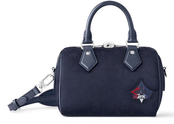 Louis Vuitton Speedy Bandoulière 20 in Dark Blue — view 1