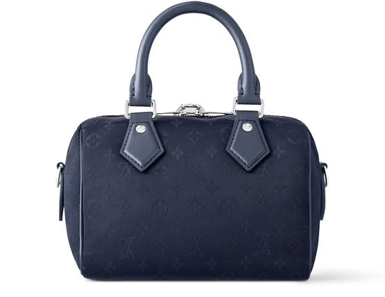 Louis Vuitton Speedy Bandoulière 20 in Dark Blue — view 3