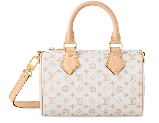 Louis Vuitton Speedy Bandoulière 20 in White — view 1
