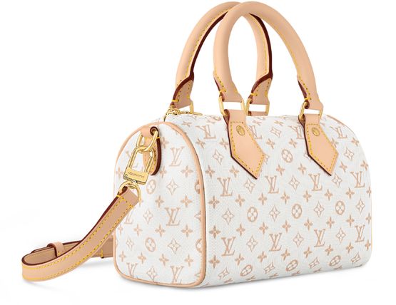 Louis Vuitton Speedy Bandoulière 20 in White — view 2