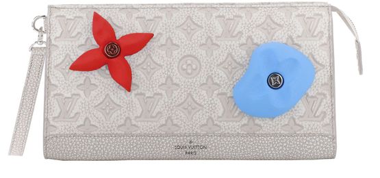 Louis Vuitton Standing Pouch in Beige — view 1