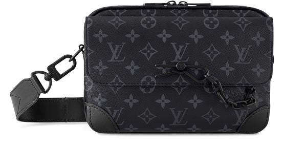 Louis Vuitton Steamer Messenger in Black — view 1