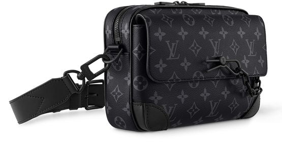 Louis Vuitton Steamer Messenger in Black — view 2