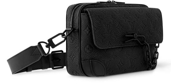 Louis Vuitton Steamer Messenger in Black — view 2