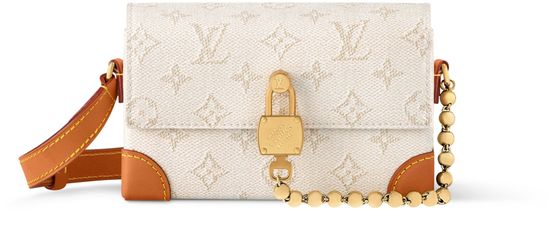 Louis Vuitton Steamer Wearable Wallet in White — view 1