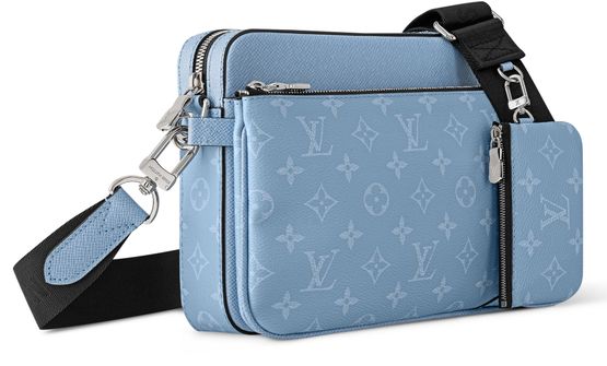 Louis Vuitton Trio Messenger in Turquoise — view 2