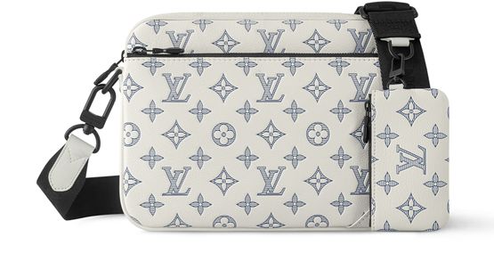 Louis Vuitton Trio Messenger in White — view 1