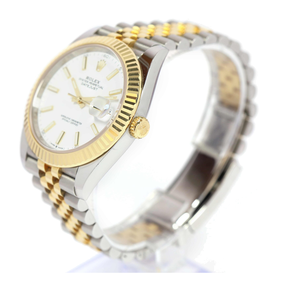 Rolex Datejust White Dial Two-Tone Jubilee Bracelet