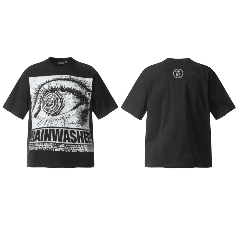 Hellstar Brainwashed Eye Graphic T-Shirt – Black