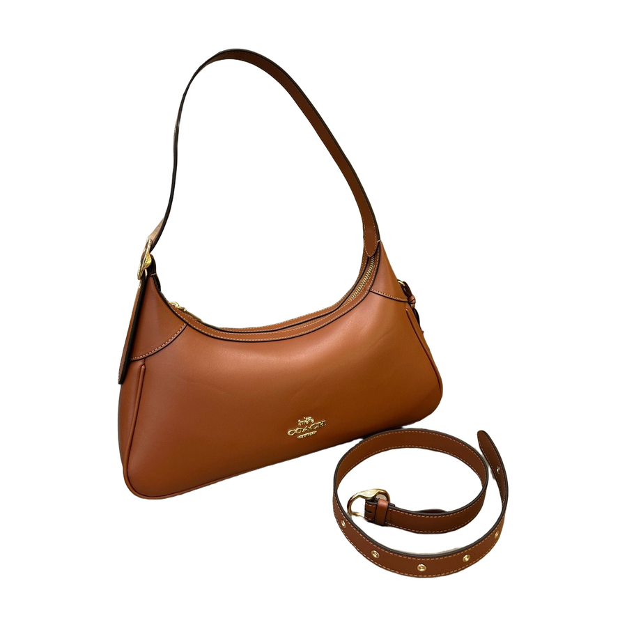 Coach Hobo Shoulder Bag – Cognac Brown