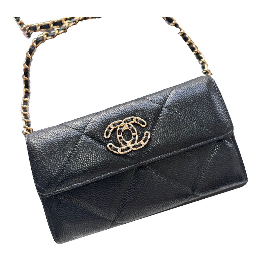 Chanel Quilted Flap Chain Shoulder Bag – Black