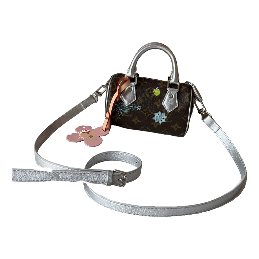 Louis Vuitton Multicolor Monogram Mini Top Handle Bag – Metallic Silver / Multicolor