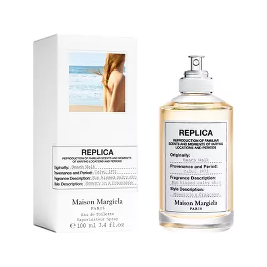 Maison Margiela REPLICA Beach Walk Eau de Toilette 100ml — bottle and box