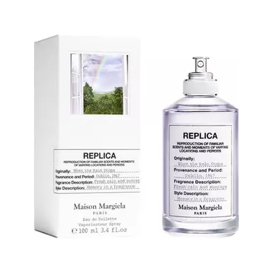 Maison Margiela REPLICA When the Rain Stops Eau de Toilette 100ml — bottle and box