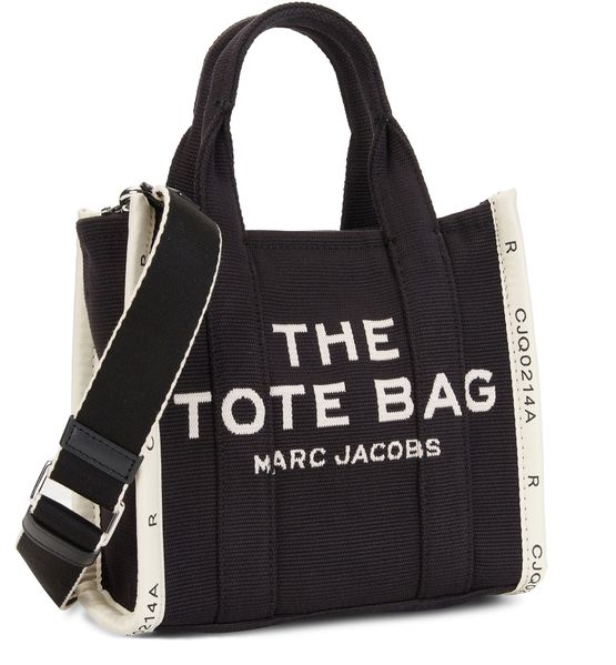 Marc Jacobs The Jacquard Small Tote Bag in Black — view 2